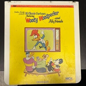 Woody Woodpecker cartunes/cartoons videodisc